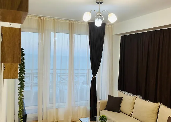 Golden Sea View New Apartment Pomorie